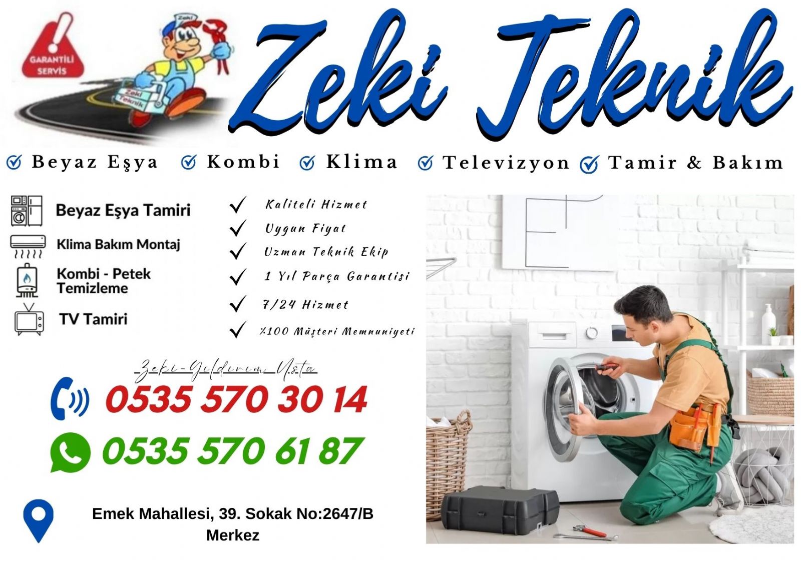 Emek Çamaşır Makinesi Tamiri