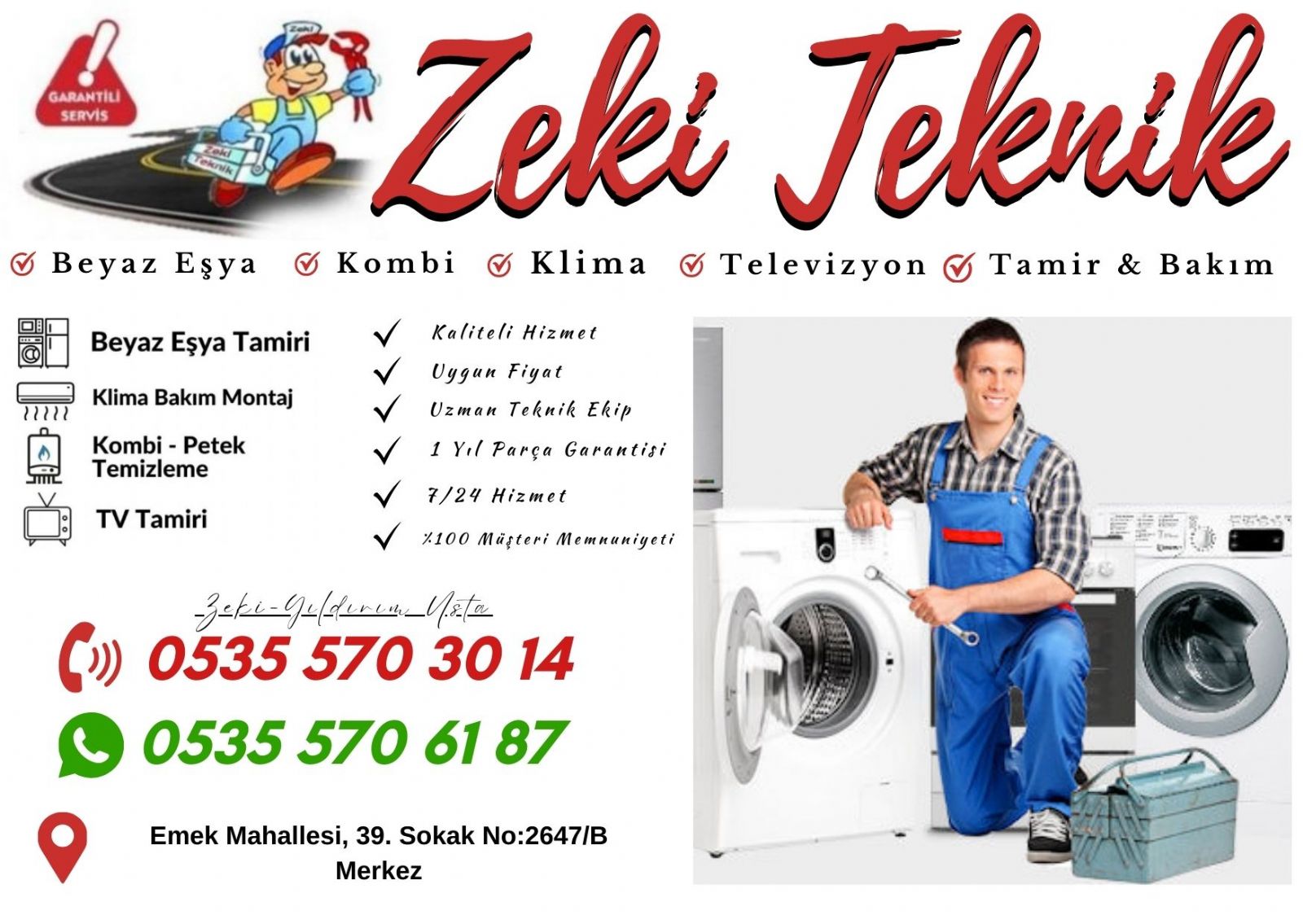 Emek Beyaz Eşya Servisi